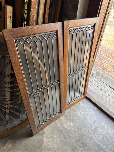 Sg5226 pair antique oak - sg5226, zinc