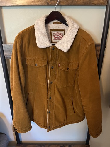 Levi corduroy coat sherpa - corduroy,