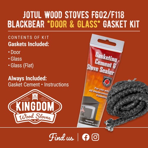 Jotul f602 f118 blackbear - jotul, or