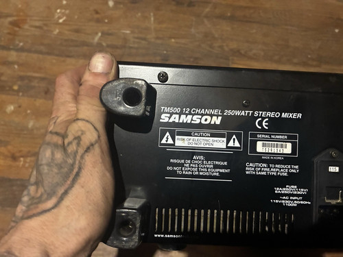 Samson tm500 channel 250w - samson, 12-channel