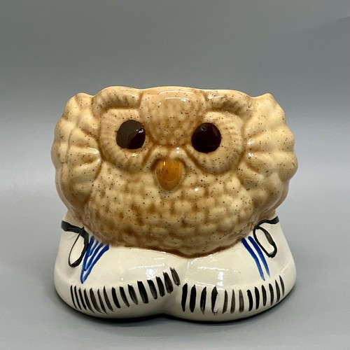 Vintage tan owl - tan,
