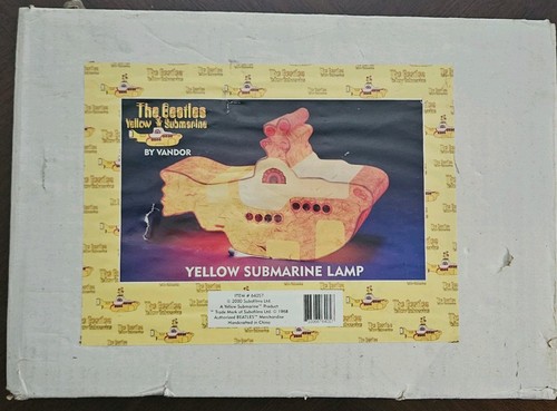 Yellow submarine lamp vintage - yellow,
