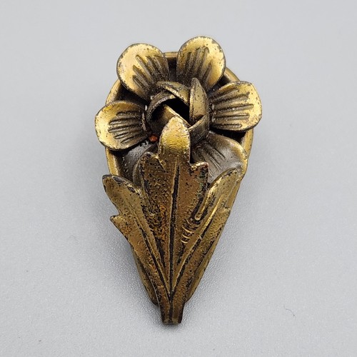 Antique brass daffodil dress - brass,