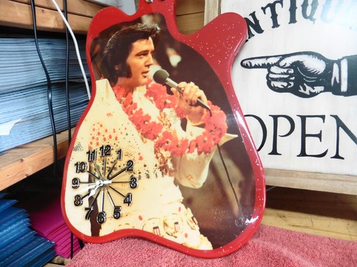 Vintage elvis guitar wall - guitar,