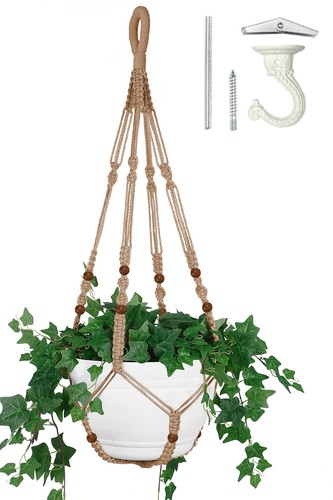 Extra large macrame plant - macrame,