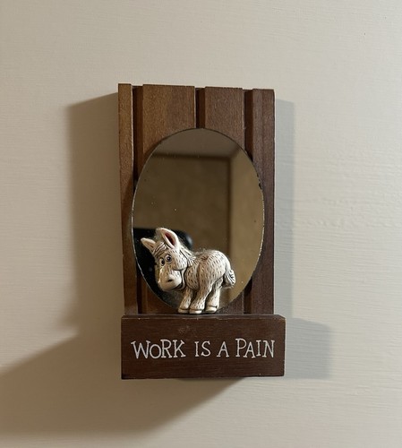 Vintage 1970s work pain - work, a