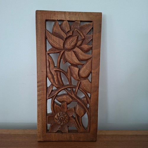 Vintage hand carved - carved, wooden