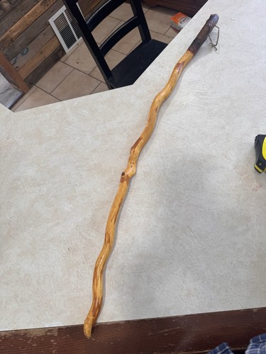 Walking stick wood hand made - stick,