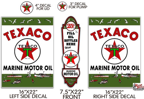 Texaco marine motor - marine,