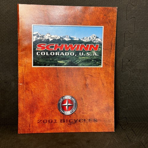2001 schwinn bicycles catalog - schwinn,