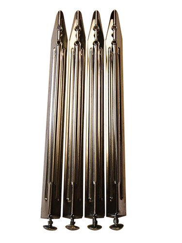 Chrome replacement legs - 4,