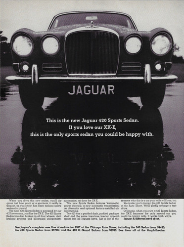 1967 jaguar 420 - jaguar, sedan