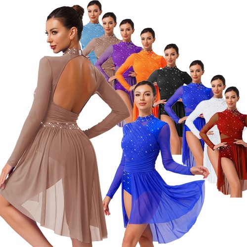 Women rhinestone lyrical - us~,