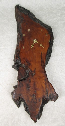Wiley redwood burl - wiley's, clock