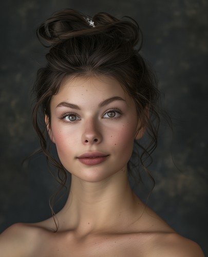 Messy hair beauty - messy, shirt