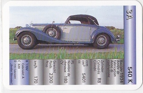 Mercedes benz 540k made from - 540k, (made
