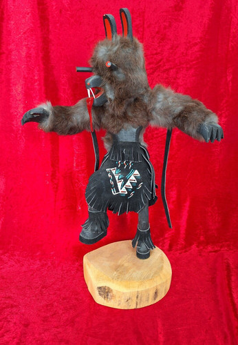 Large navajo bear kachina doll - large,