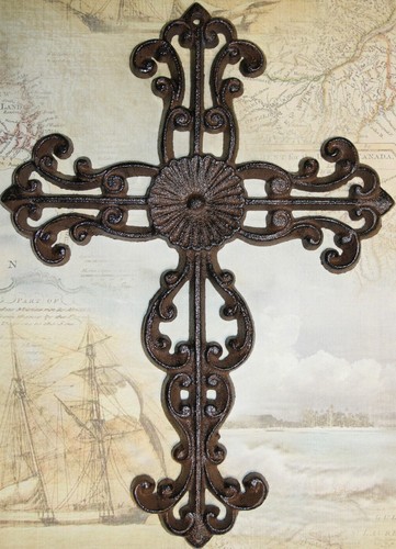 Decorative cross cast iron - decorative,
