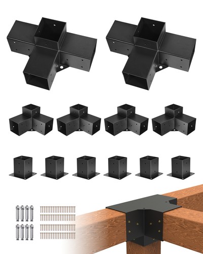 Vevor 4x4 pergola bracket kit - 4x4",