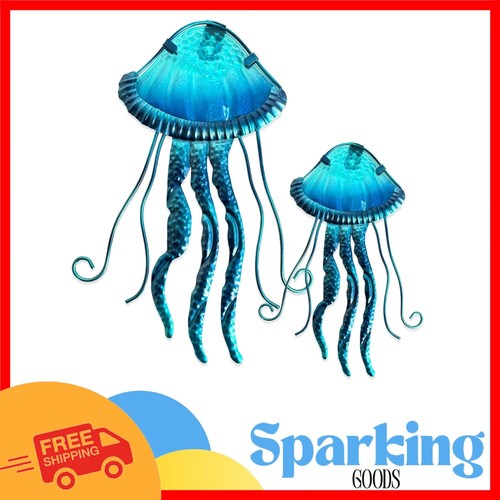 Handmade metal jellyfish wall - handmade,