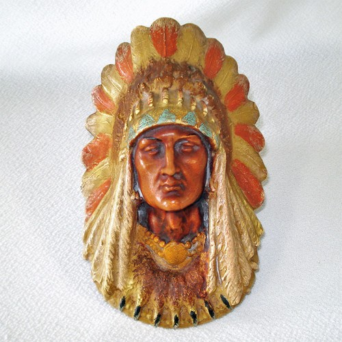Antique austrian chalkware - austrian,