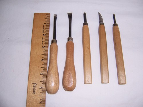 Vintage wood carving - vintage, tools