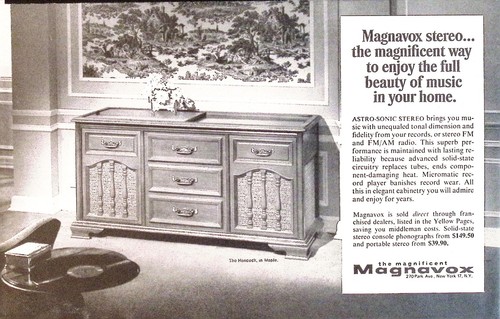 Magnavox astro sonic stereo - magnavox, astro-sonic