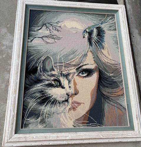Large vtg french framed - french,