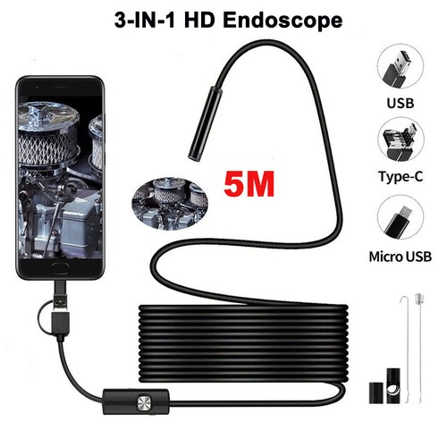Endoscope camera with - light, hd