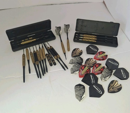 Vtg halex dart set - dart, brass