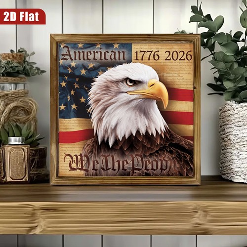 Bald eagle the people 1776 - we,