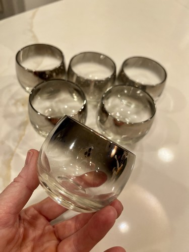 Vintage silver fade roly poly - silver,