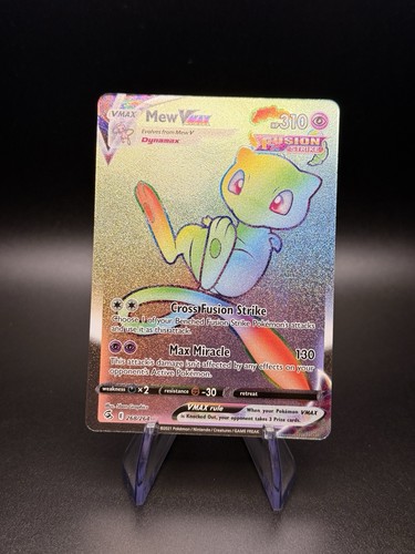Pokémon tcg rainbow mew vmax - rainbow,