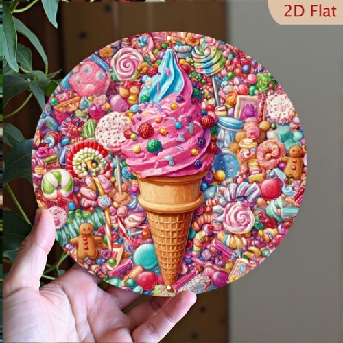 Round candy popsicle - candy,