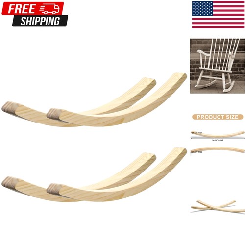 Pair bent oak - bent, rocker
