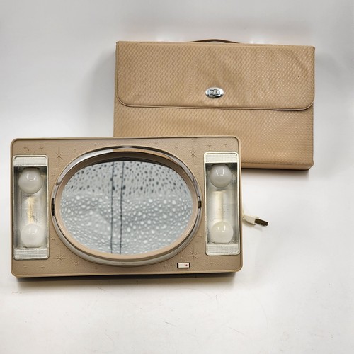 Lighted makeup mirror - makeup,