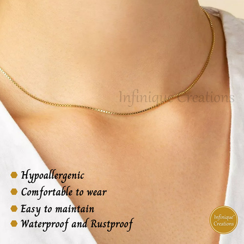 Stainless steel box - stainless, 18k