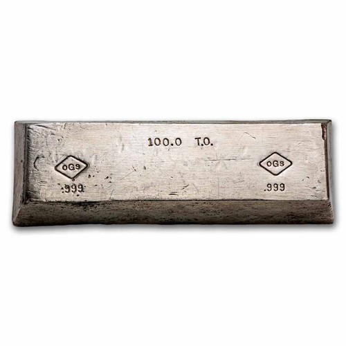 100 silver bar - 100, oz