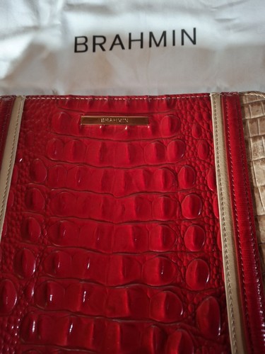 Genuine leather brahmin cross - leather,
