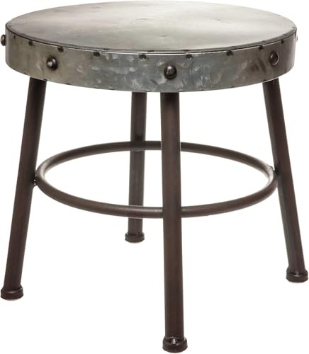 Round top antique metal - 10”,