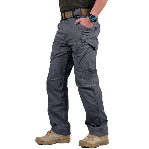 Men work cargo pants grey - pants,