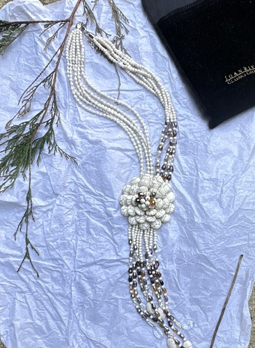 Joan rivers multi strand - joan, white