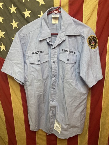 Usn navy chambray - chambray, large
