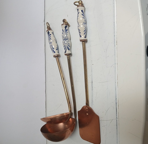 Vintage brass copper w - &,