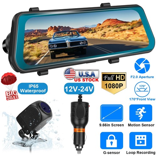 Dual lens dash cam 1080p - lens,