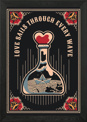 Love sails paper - paper, art