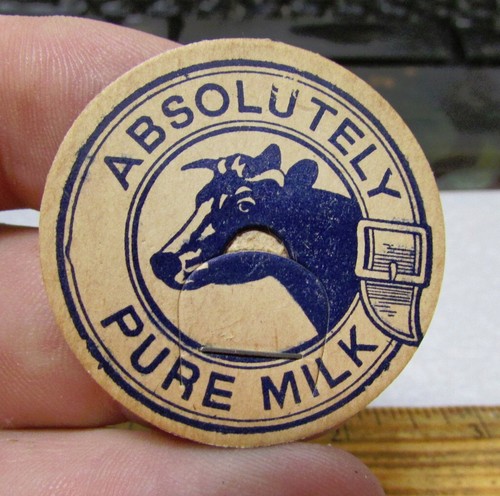 Vintage new milk bottle cap - new,