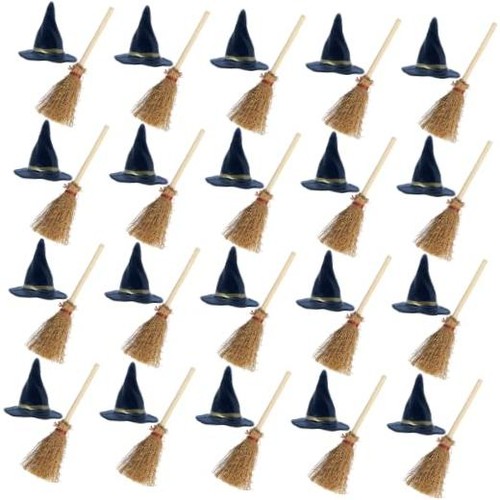40pcs miniature witch - hat, and