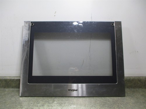 Whirlpool microwave oven door - microwave/oven,