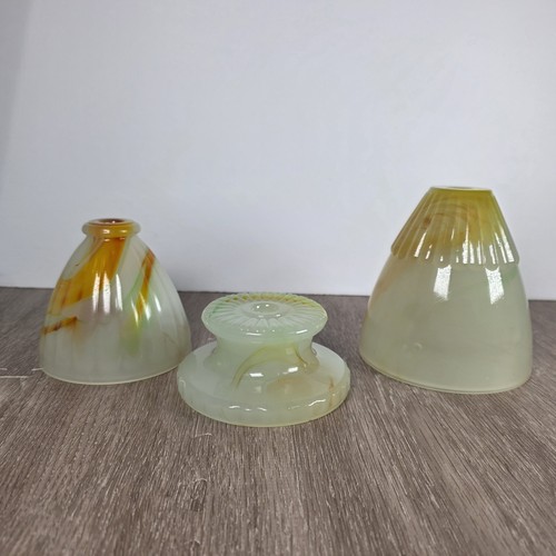 Art deco houze glass slag - deco,